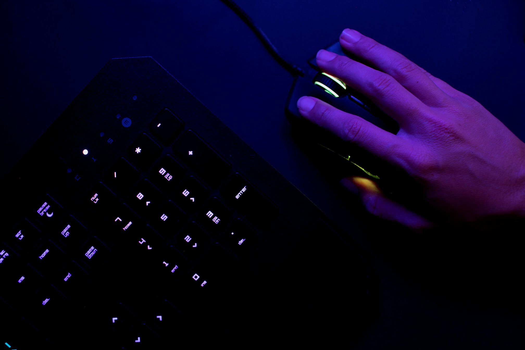 Modern Keyboard and Mouse Computer Device